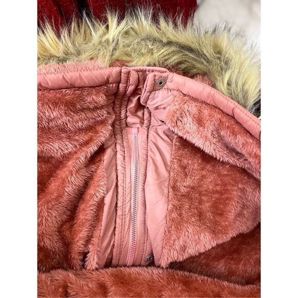 HanTon Faux Fur Hood Jacket Size Medium - Picture 14 of 16
